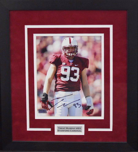 Stepfan Taylor Autographed Stanford Cardinal 8x10 Framed Photograph
