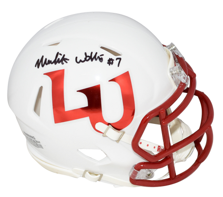 Malik Willis Autographed Liberty Flames Full-Size Speed Authentic Helmet (White)