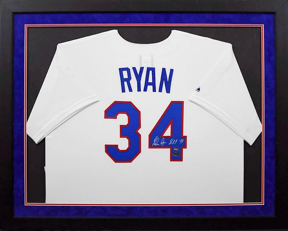 Nolan Ryan Autographed Texas Rangers #34 Majestic Framed Jersey – Signature  Sports Marketing