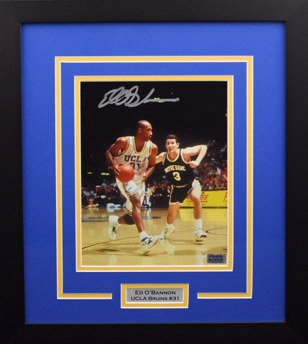 Jonathan Ogden Autographed UCLA Bruins 8x10 Framed Photograph