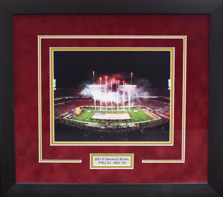 Bobby Bowden Autographed Florida State Seminoles 8x10 Framed Photograph - Straw Hat