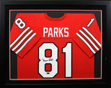 Dave Parks Autographed Texas Tech Red Raiders #81 Framed Jersey