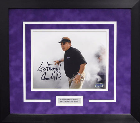 Trevone Boykin Autographed TCU Horned Frogs 8x10 Framed Photograph (Arms Up)