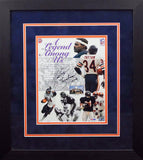 Walter Payton Autographed Chicago Bears 8x10 Framed Photograph