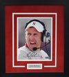 Bo Pelini Autographed Nebraska Cornhuskers 8x10 Framed Photograph