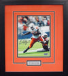 Brandon Pettigrew Autographed Oklahoma State Cowboys 8x10 Framed Photograph #3