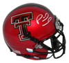 Patrick Mahomes Autographed Texas Tech Red Raiders Mini Helmet (red)