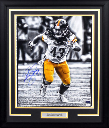 Jack Ham & Andy Russell Autographed Pittsburgh Steelers 16x20 Framed Photograph