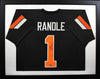 Joseph Randle Autographed Oklahoma State Cowboys #1 Framed Jersey