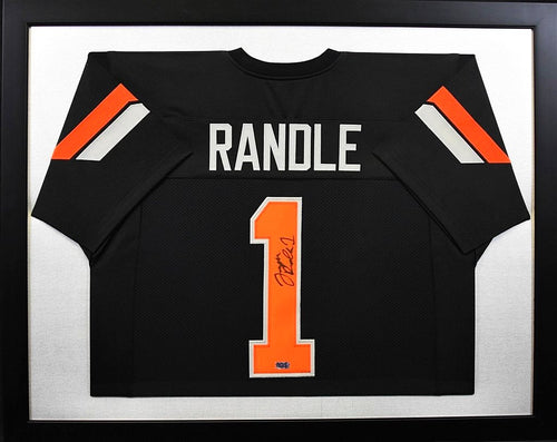 Joseph Randle Autographed Oklahoma State Cowboys #1 Framed Jersey