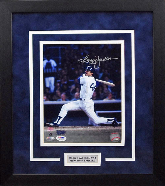 Reggie Jackson Autographed New York Yankees 8x10 Framed Photograph