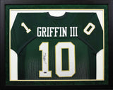 Robert Griffin III Autographed Baylor Bears #10 Framed Jersey