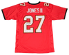 Ronald Jones II Autographed Tampa Bay Buccaneers #27 Red Jersey