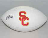 Ronald Jones II Autographed USC Trojans Logo Football