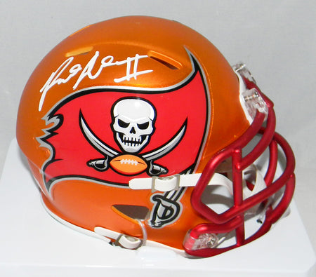 Ronald Jones II Autographed Super Bowl LV Full-Size Speed Replica Helmet