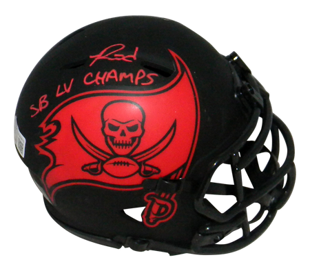 Ronald Jones II Autographed Tampa Bay Buccaneers Full-Size Speed Replica Helmet w/ SB LV Champs