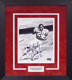 Johnny Rodgers Autographed Nebraska Cornhuskers 8x10 Framed Photograph (B&W)