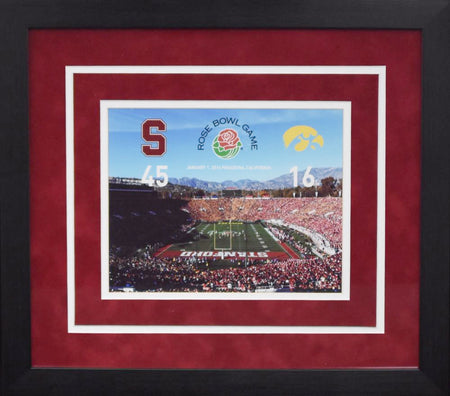 Trent Murphy Autographed Stanford Cardinal 8x10 Framed Photograph