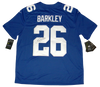 Saquon Barkley Autographed New York Giants Blue Nike Limited Jersey