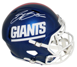 Saquon Barkley Autographed New York Giants Color Rush Full-Size Speed Replica Helmet