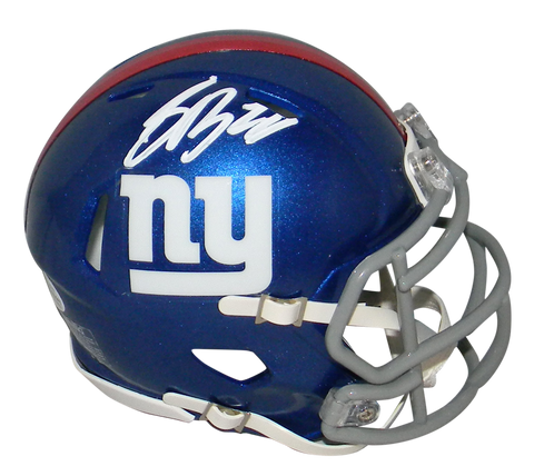 Riddell New York Giants Blaze Revolution Speed Mini Football Helmet