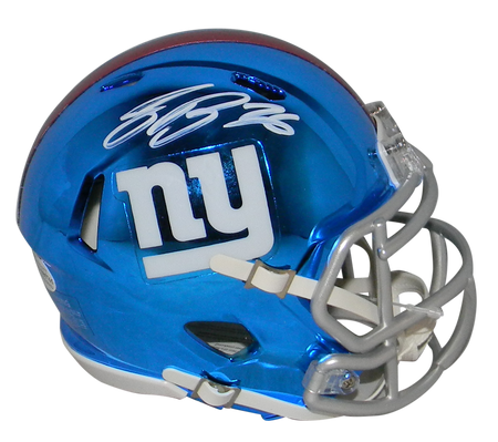 Saquon Barkley Autographed New York Giants Speed Mini Helmet