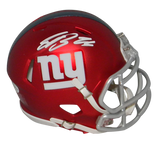 Saquon Barkley Autographed New York Giants Blaze Speed Mini Helmet