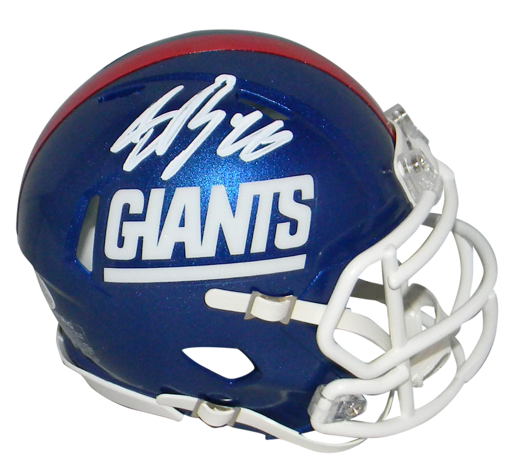 Saquon Barkley Autographed New York Giants Color Rush Speed Mini Helme –  Signature Sports Marketing