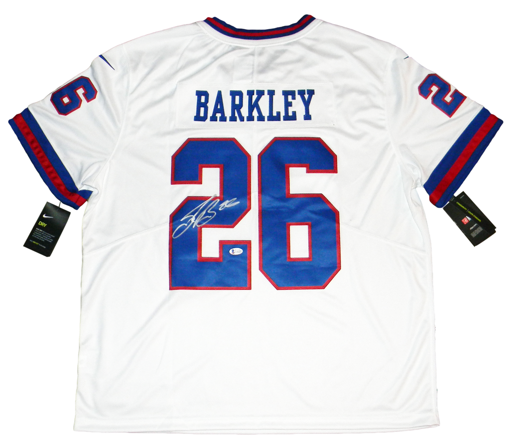 Saquon Barkley Men's New York Giants Nike Color Rush Jersey - Limited White