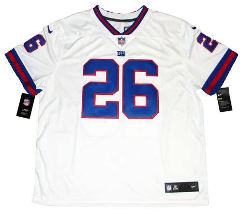 New York Giants Saquon Barkley Nike White Color Rush NFL Vapor Limited  Jersey
