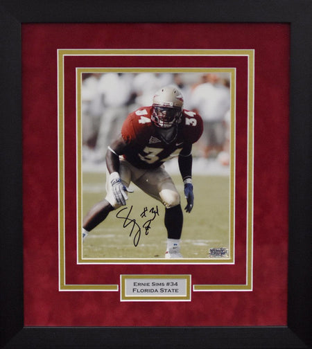 Bobby Bowden Autographed Florida State Seminoles 8x10 Framed Photograph - Straw Hat