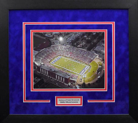 SMU Mustangs Gerald Ford Stadium 8x10 Framed Photograph (Day)