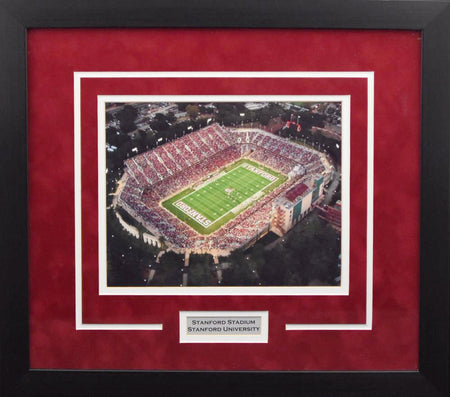 Andrew Luck Autographed Stanford Cardinal 16x20 Framed Photograph (Touchdown)