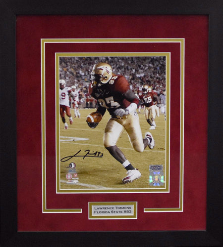 Leroy Butler Autographed Florida State Seminoles 8x10 Framed Photograph - Solo