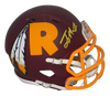 Terry McLaurin Autographed Washington Redskins AMP Speed Mini Helmet