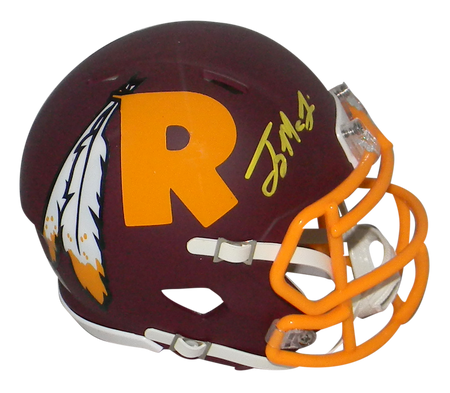Terry McLaurin Autographed Washington Redskins Eclipse Speed Mini Helmet