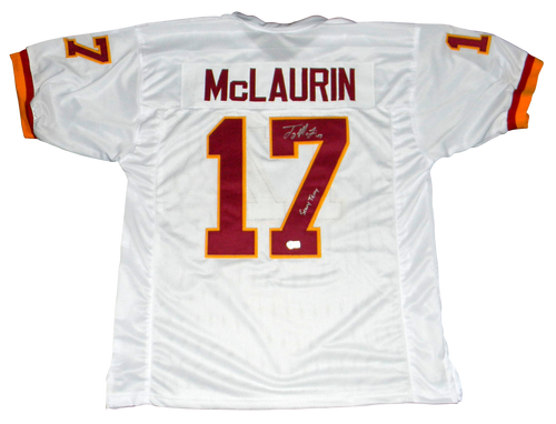 Terry McLaurin Autographed Washington Football Team #17 White Jersey
