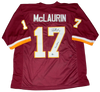 Terry McLaurin Autographed Washington Football Team #17 Maroon Jersey