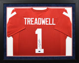 Laquon Treadwell Autographed Ole Miss Rebels #1 Framed Jersey