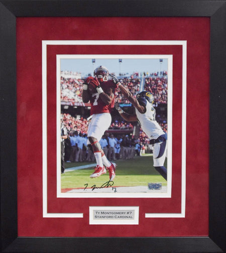 Andrew Luck Autographed Stanford Cardinal 8x10 Framed Photograph (vs UCLA)