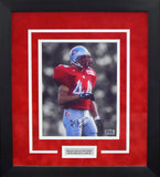 Brian Urlacher Autographed New Mexico Lobos 8x10 Framed Photograph (Spotlight)