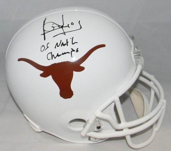Vince Young Autographed Texas Longhorns Riddell Full Size Helmet