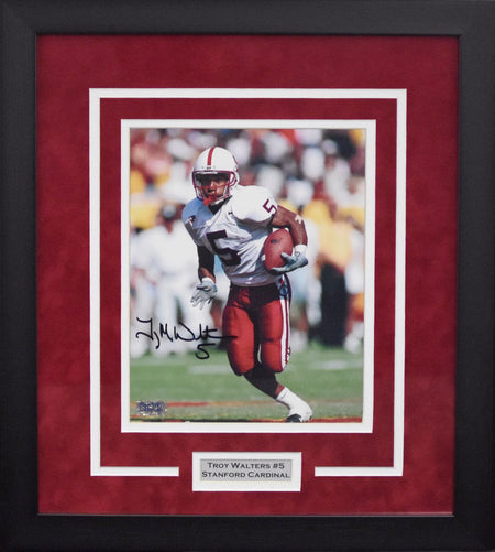 Andrew Luck Autographed Stanford Cardinal #12 Framed Jersey