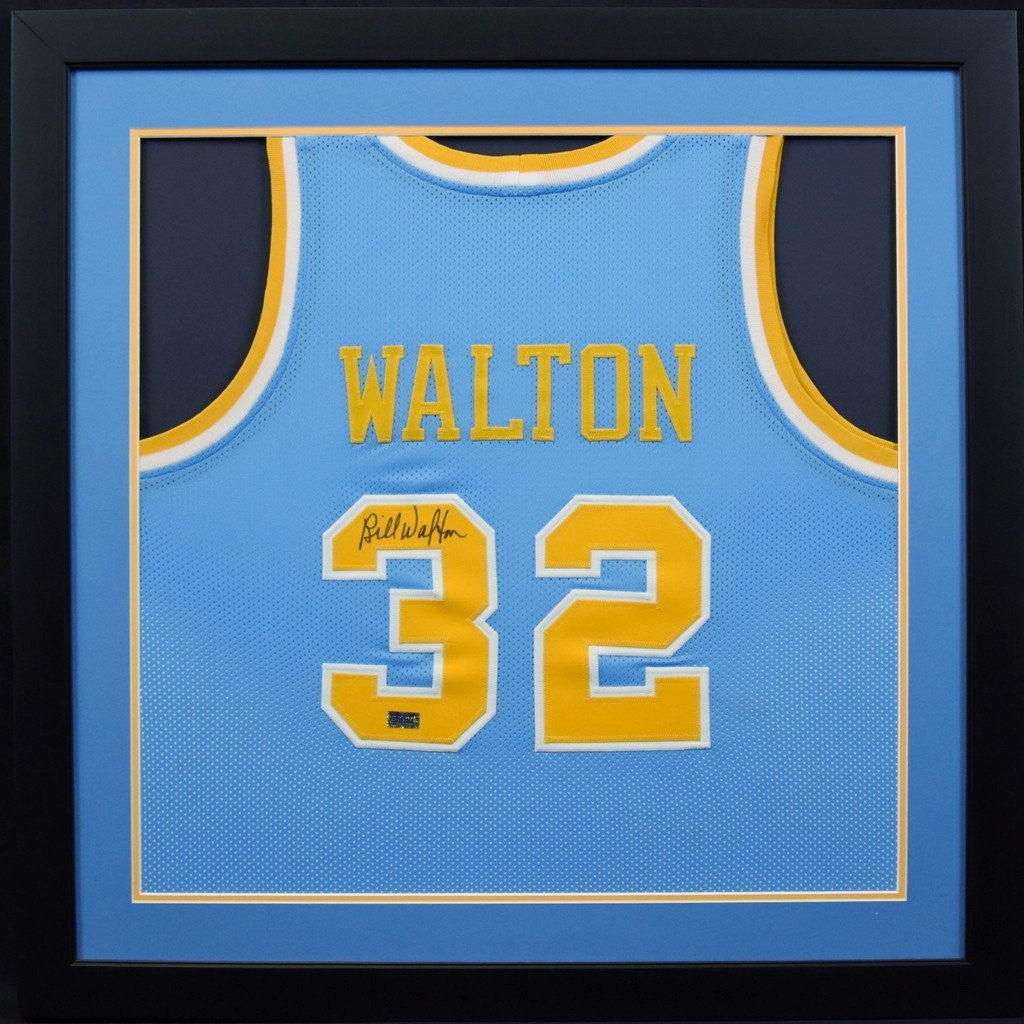 Bill Walton Autographed UCLA Bruins #32 Framed Jersey – Signature