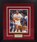 Charlie Ward Autographed Florida State Seminoles 8x10 Framed Photograph - Solo