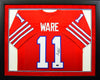 Andre Ware Autographed Houston Cougars #11 Framed Jersey