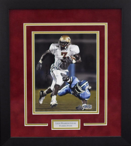 Charlie Ward Autographed Florida State Seminoles 16x20 Framed Photograph vs Miami