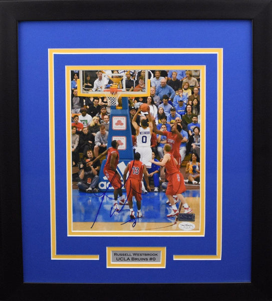 Russell Westbrook Autographed UCLA Bruins 8x10 Framed Photograph (vs Arizona)