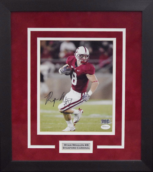 Ryan Whalen Autographed Stanford Cardinal 8x10 Framed Photograph