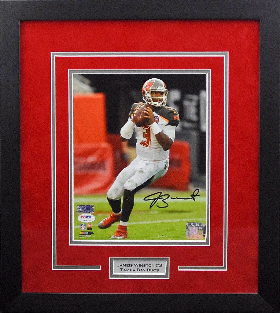 Jameis Winston Autographed Tampa Bay Buccaneers 8x10 Framed